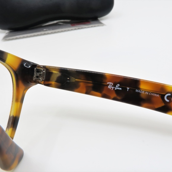 Ray-Ban RB 5359F 5712 Unisex Rectangular Tortoise - Picture 4 of 6